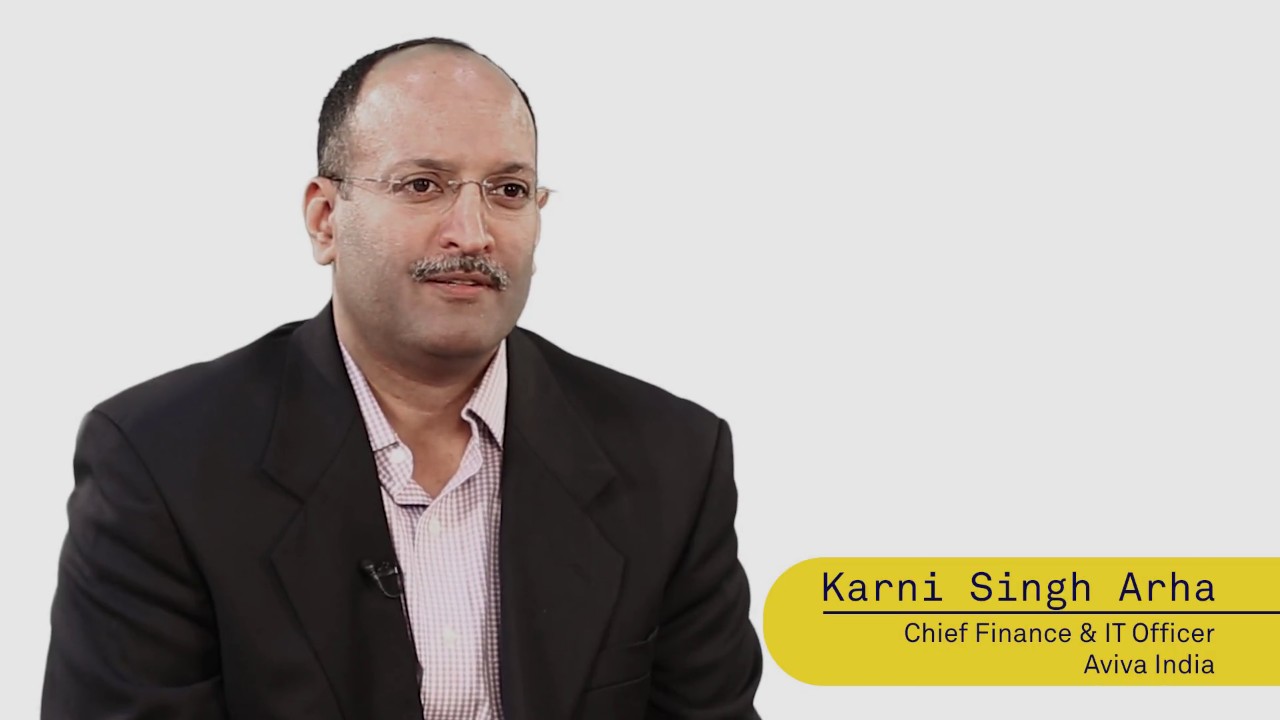 Karni Singh Arha, Chief Finance & IT Officer, Aviva India - spricht über Wipro Holmes und eine starke Partnerschaft